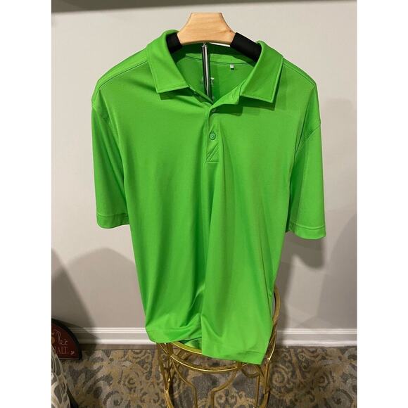 Cutter And Buck Golf Shirt Green, L, #209 - Picture 3 of 3